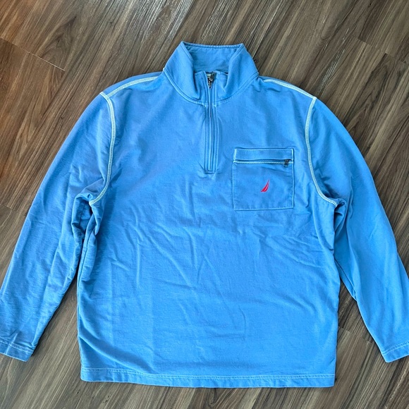 Nautica mens 1/4 zip pullover‎ - Picture 1 of 7